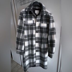 H&M Plaid Shacket